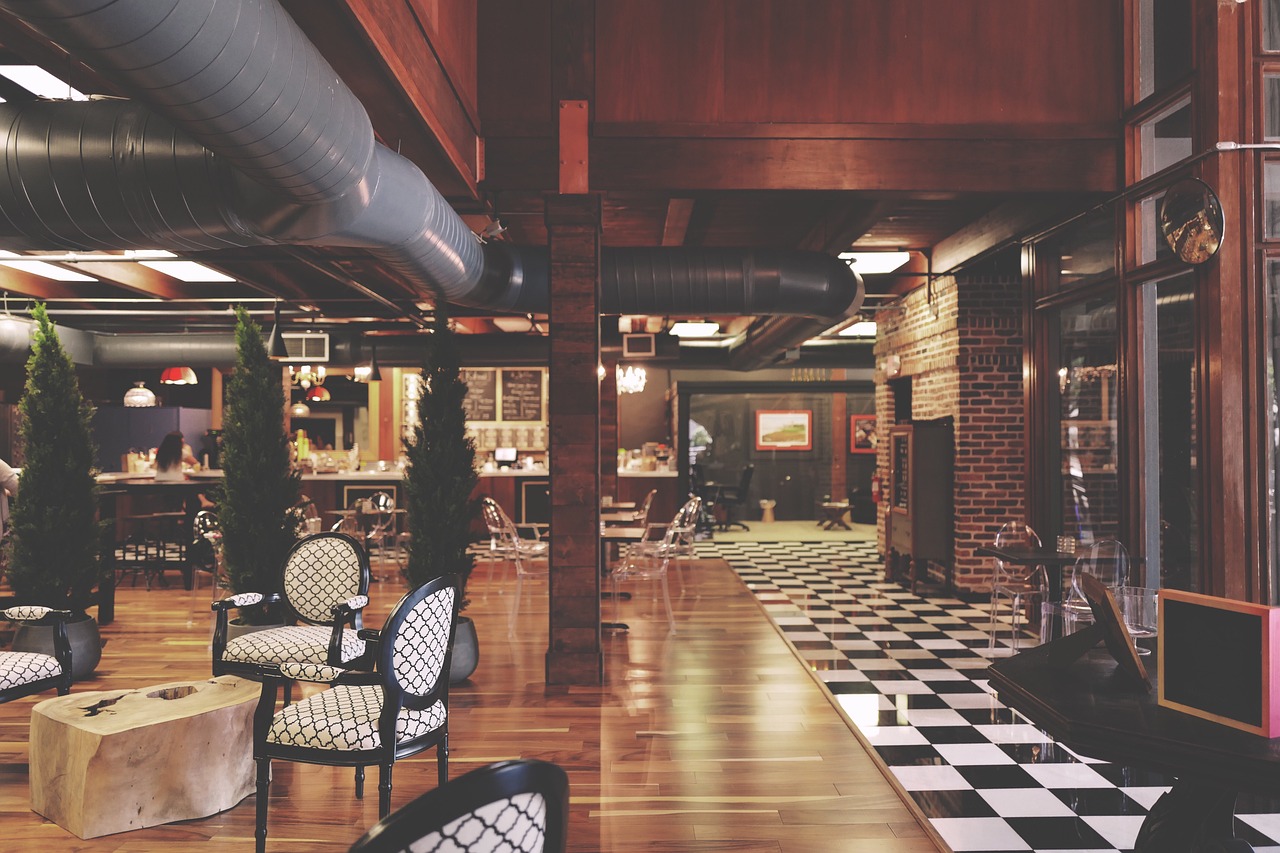 interieur d'un hotel-restaurant