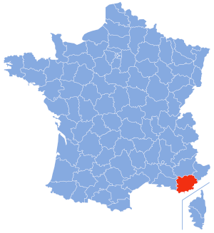 carte de localisation du département du Var en France