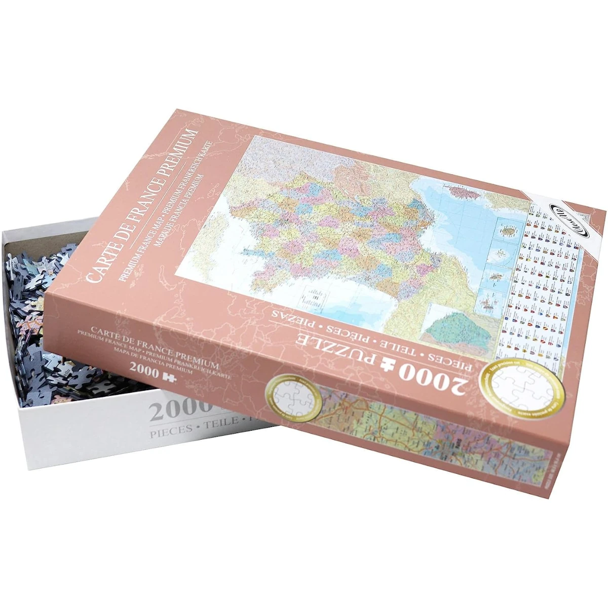 Puzzle Régions & Départements de France 24pcs en bois