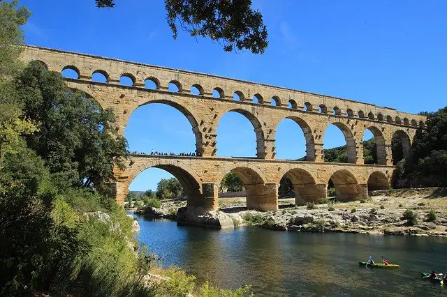 Pont du Gard dans le sud de la France